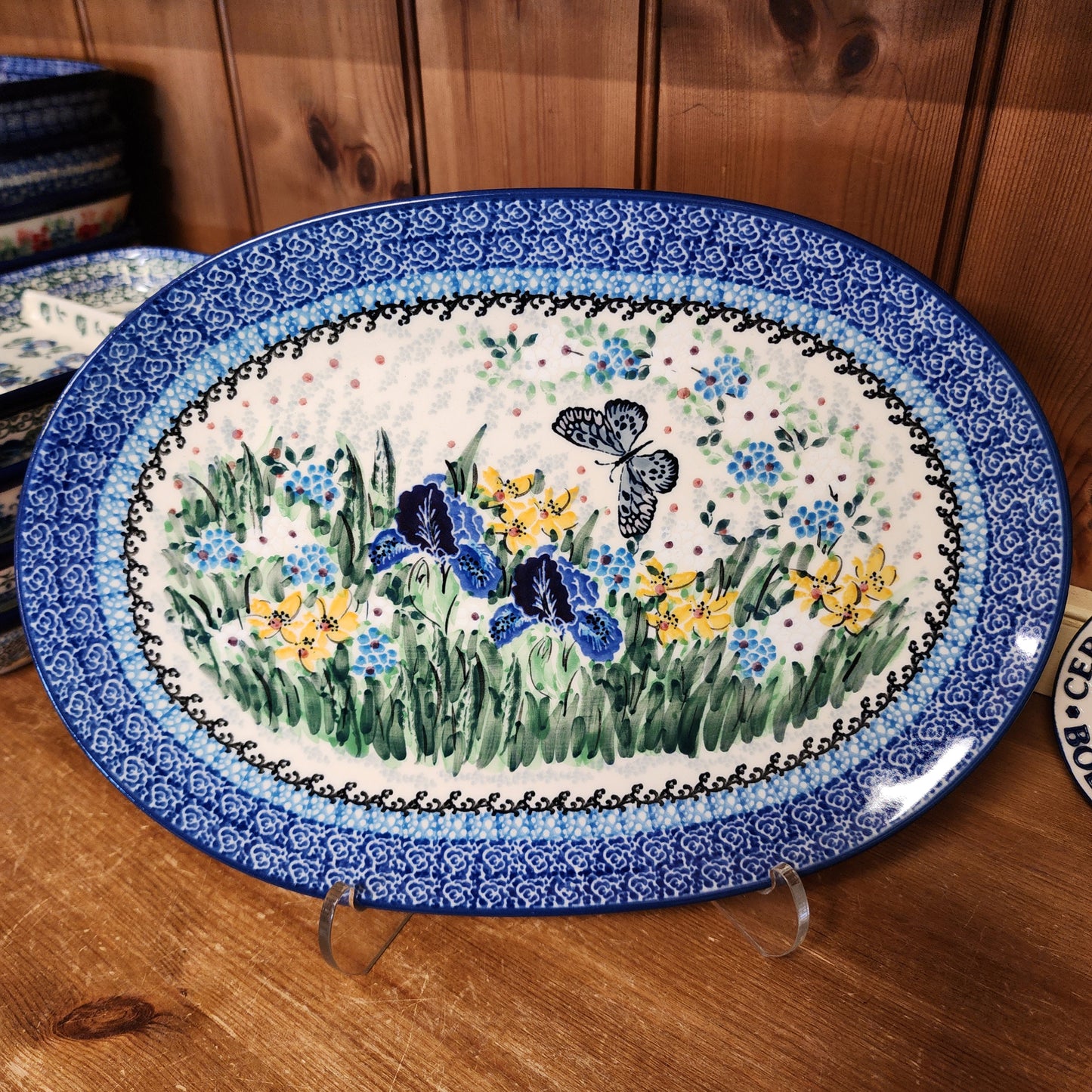 Oval Platter ~ Large 12" x 8.5"    G68-U5132  U4 pf0526