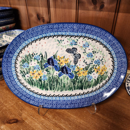Oval Platter ~ Large 12" x 8.5"    G68-U5132  U4 pf0526