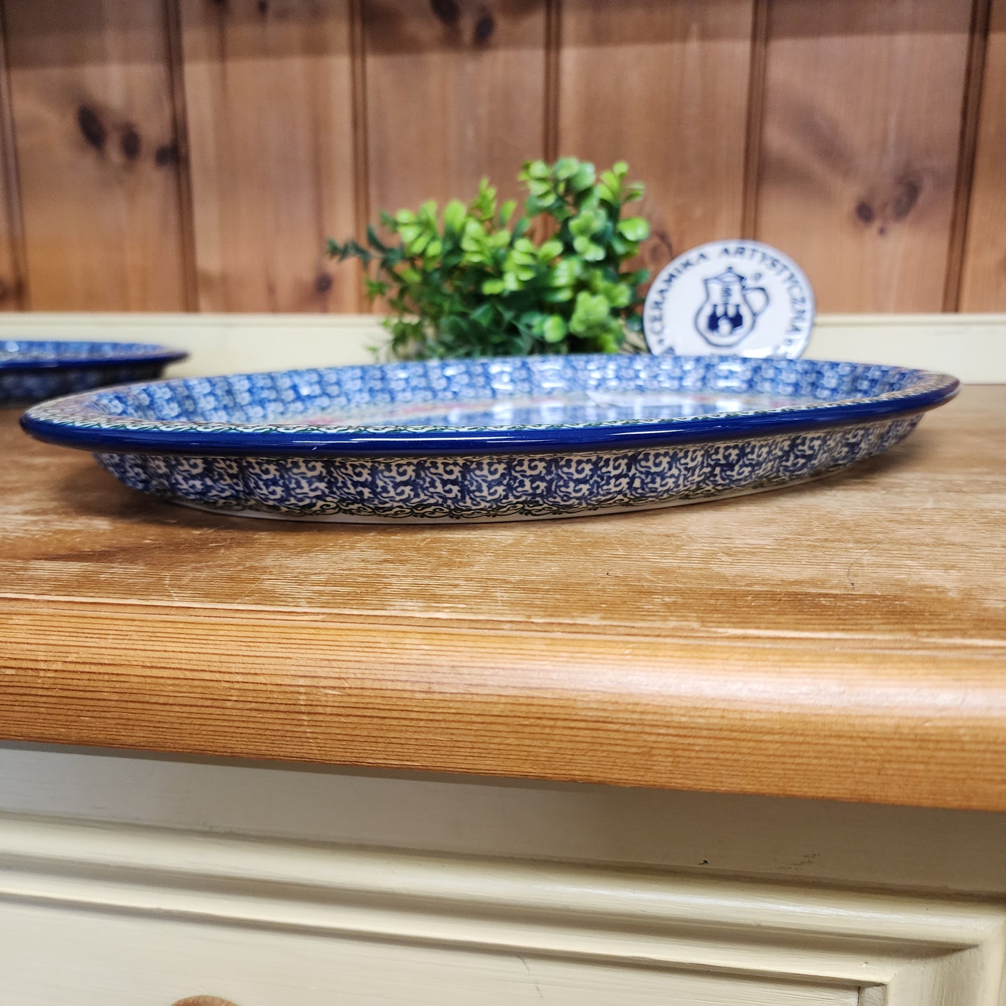 Platter   Oval   10' X 14.5" 614-2533X  Maple Harvest pf0526