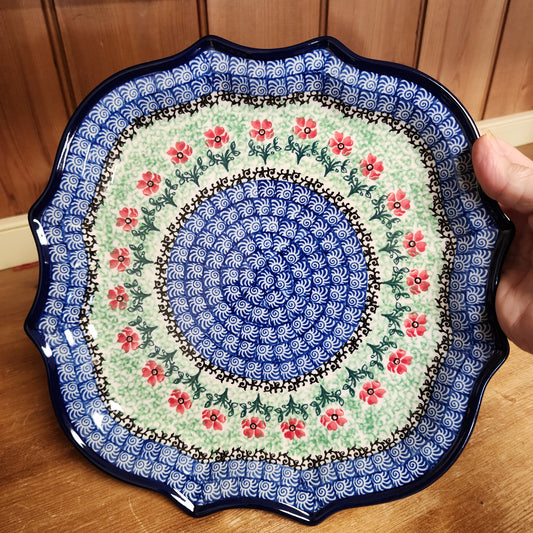 Serpentine Tray ~ 10.5" 507-1916X Maraschino