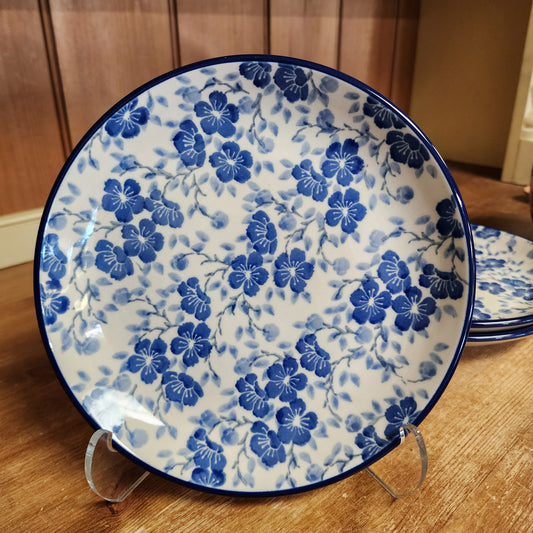 Plate   7.75"  086-3428X  Timeless Blue pf0526