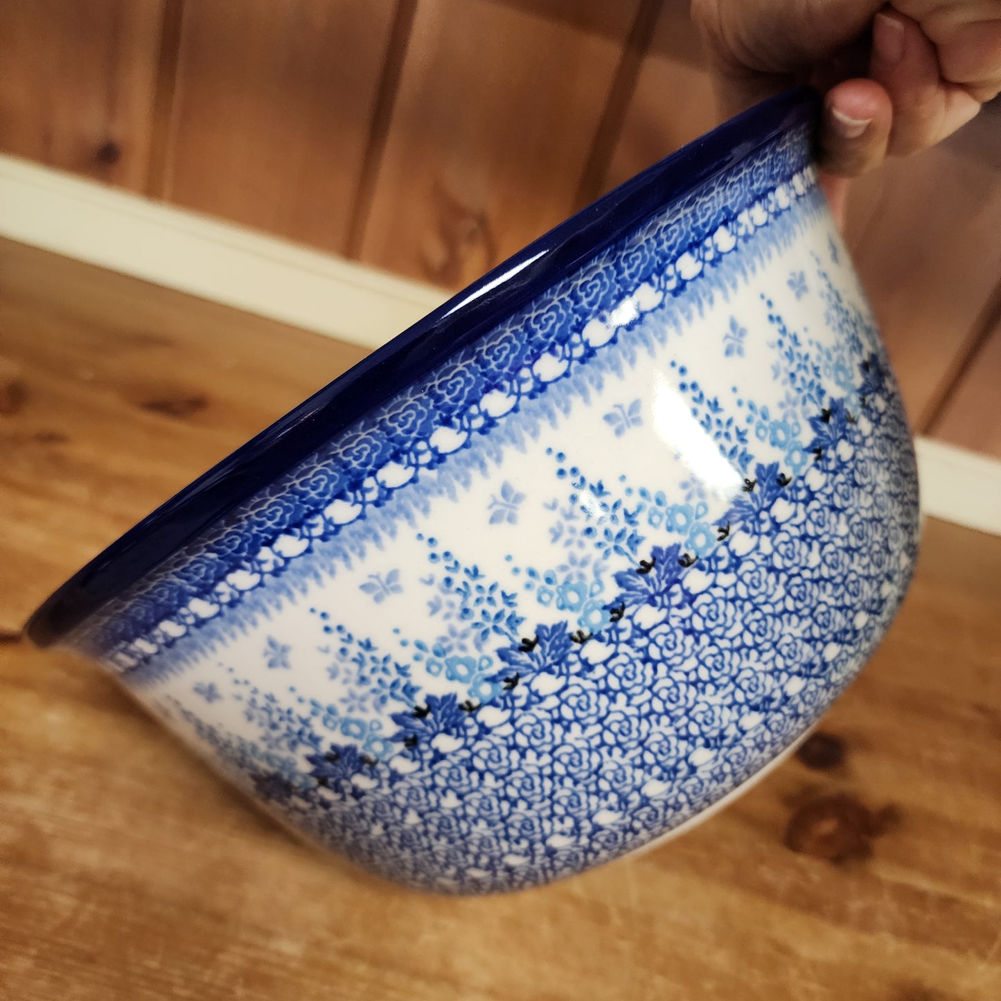 Bowl   Deep Mixing   4 Qt.   3277X ~ Blue Sage