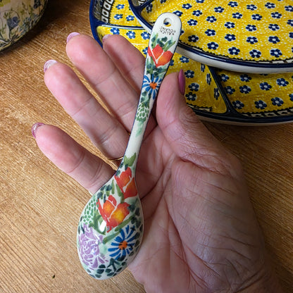 Spoon 6" red/green