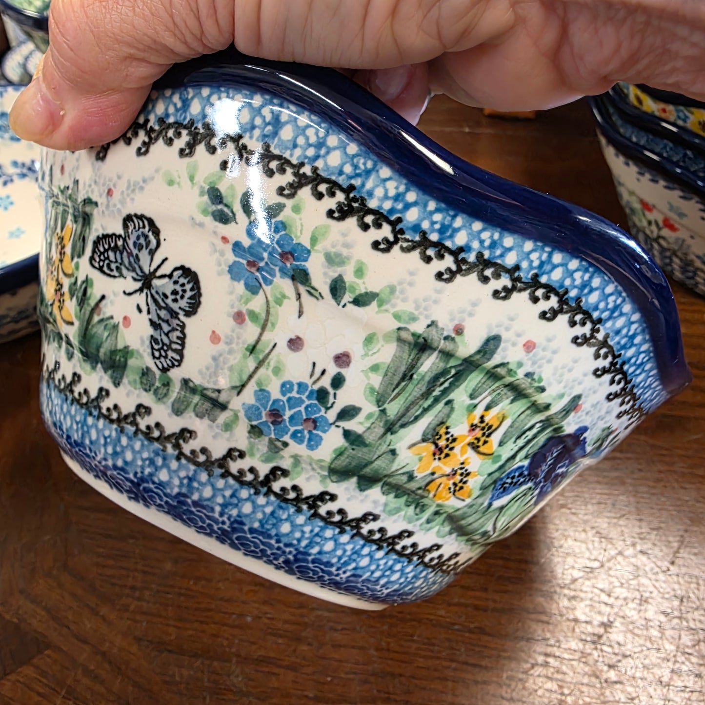 Bowl   Wavy Edge   Small  8" 691-U5132  U4 pf0526