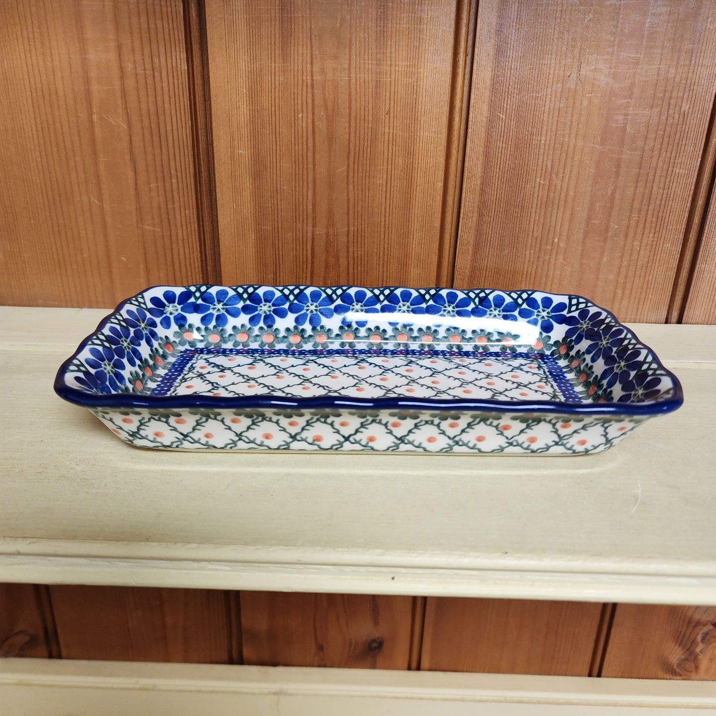Tray Shallow ~ 9" x 4.5"    D15-854AX  Primrose pf0526