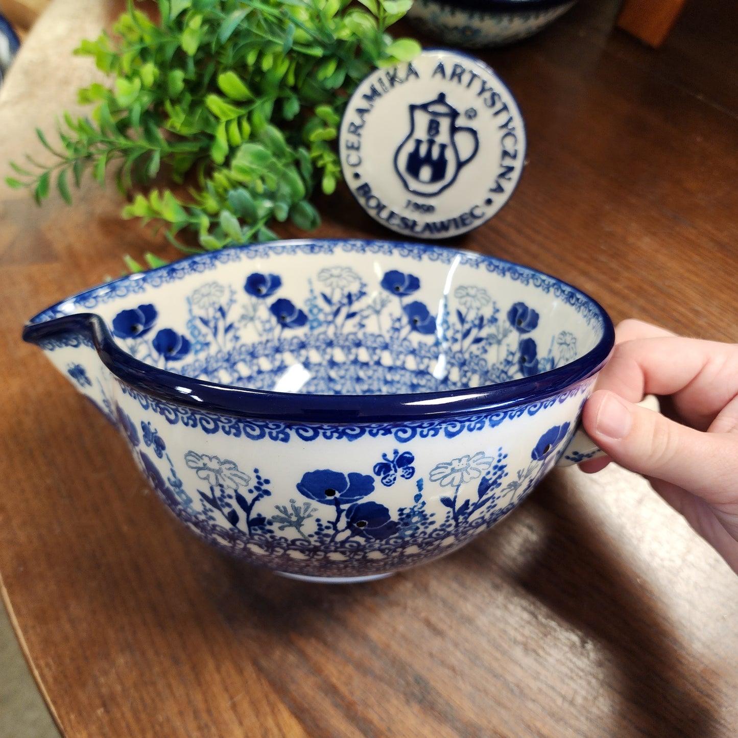 Batter Bowl   36 oz  240-2902X  Evening Poppy pf0526