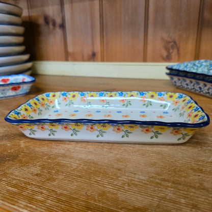 Tray Shallow ~ 9" x 4.5"    D15-2225X  Buttercup pf0526