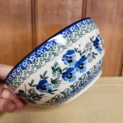 Bowl ~ Soup/Salad ~ 6.25" / C-38 2273X ~ Winter Viola  Farmer Bowl