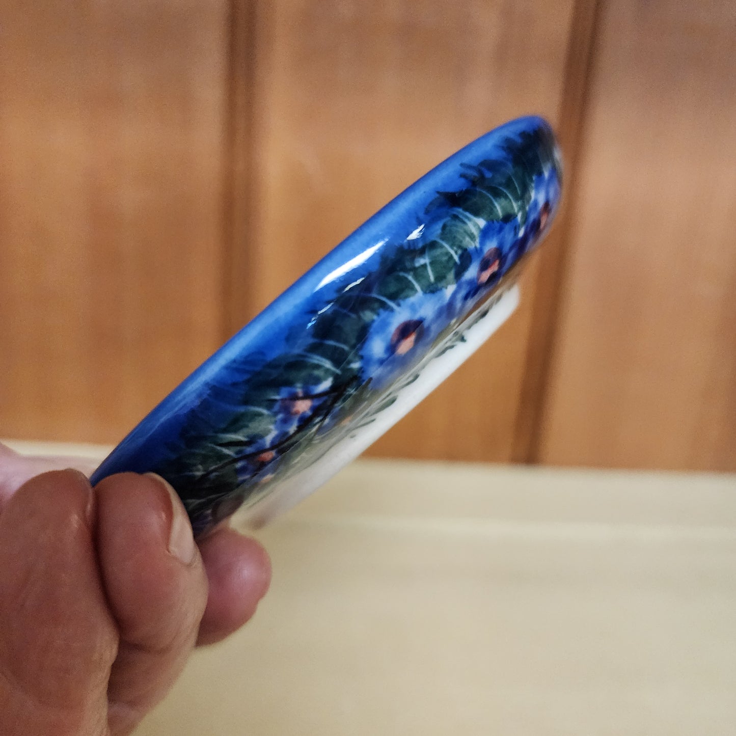 Coaster 4" ~ lip ~ Bold Orange