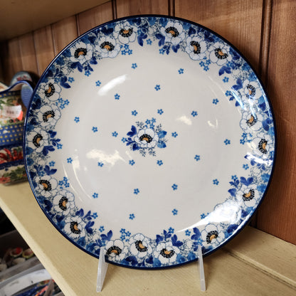 Plate   Dinner    10"   2222X ~ Snow Poppy