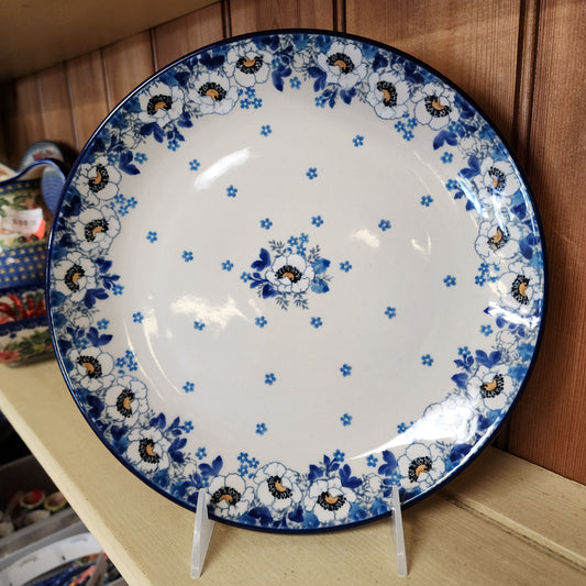 Plate   Dinner    10"   2222X ~ Snow Poppy