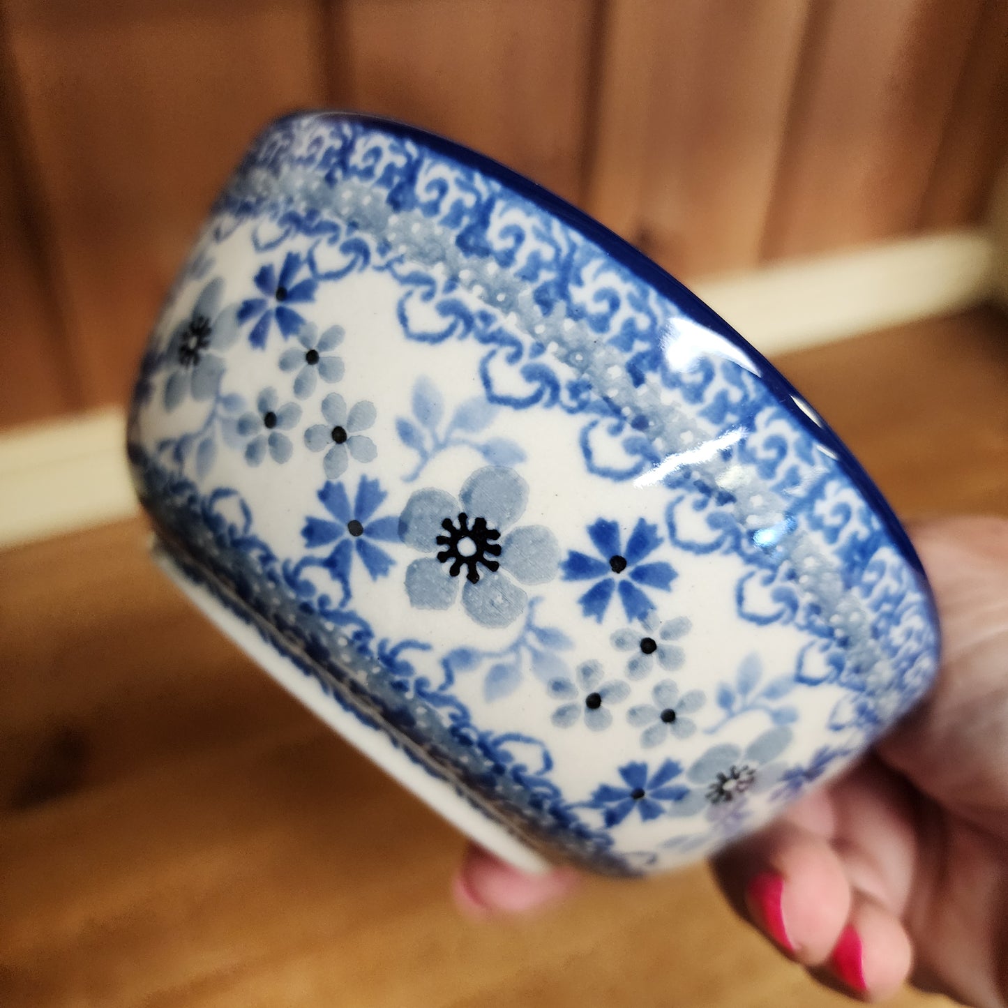 Bowl ~ Ice Cream ~ 4.5" 017-2333X Blue Horizon 1.4 cups