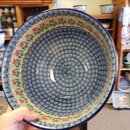 Pedestal Bowl - Large A14-1916X Mar aschino(8.5"w x 5"h)