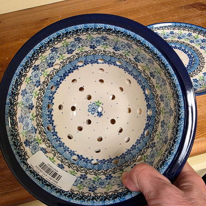 Berry Bowl w/ Saucer   8"W    2633X ~ Flower Works