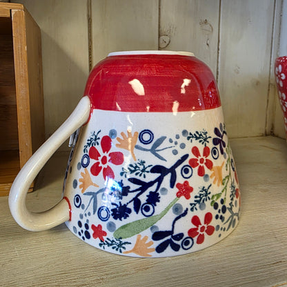 Mug XL ~ 24 oz Kasper cup ~ Red Garden Breeze gz5r