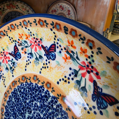 Plate ~ Dinner 10"  Viktoria Butterfly wk73