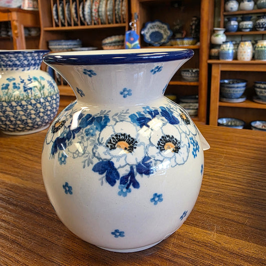 Vase   Bubble   4.25" 048-2222X  Snow Poppy pf0526