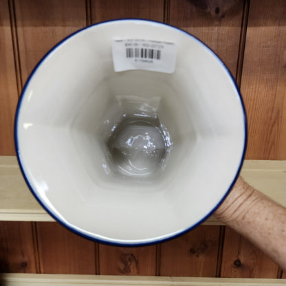 Vase ~ 9.5" 2272X ~ Parisian Posies