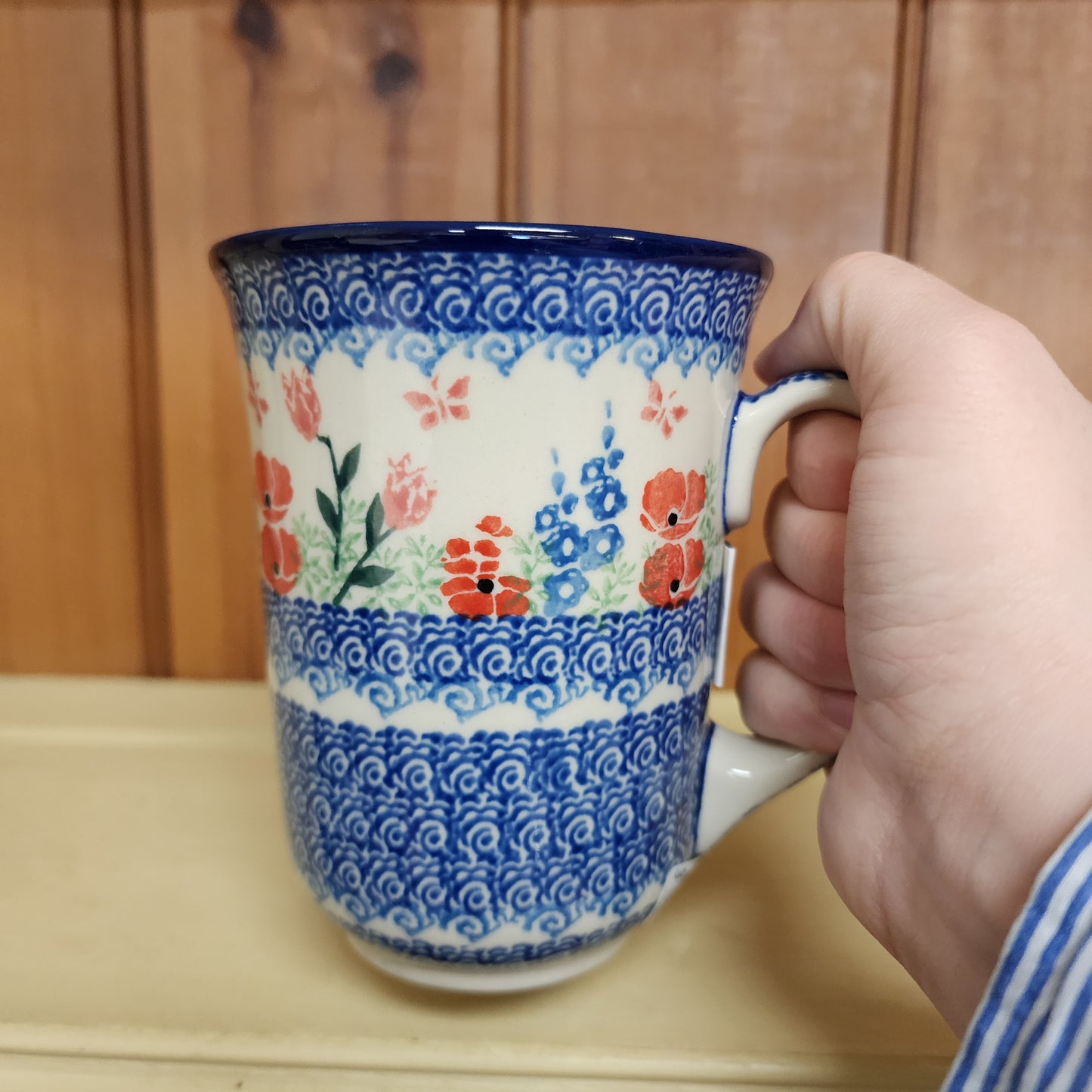 Mug   Bistro   16 oz. 812-3220X  Whimsical Garden pf0526