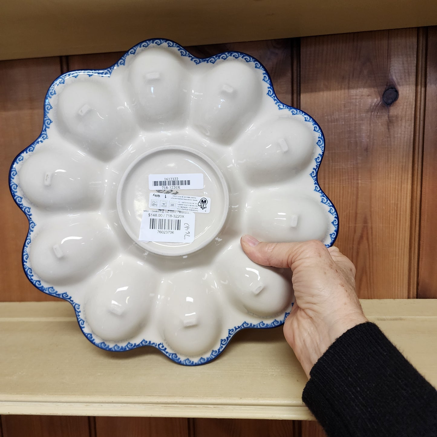 Platter ~ Deviled Egg Tray 3220X ~ Whimsical Garden