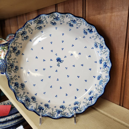 Pie Plate   Fluted   10"   2524X ~ Clover Fields