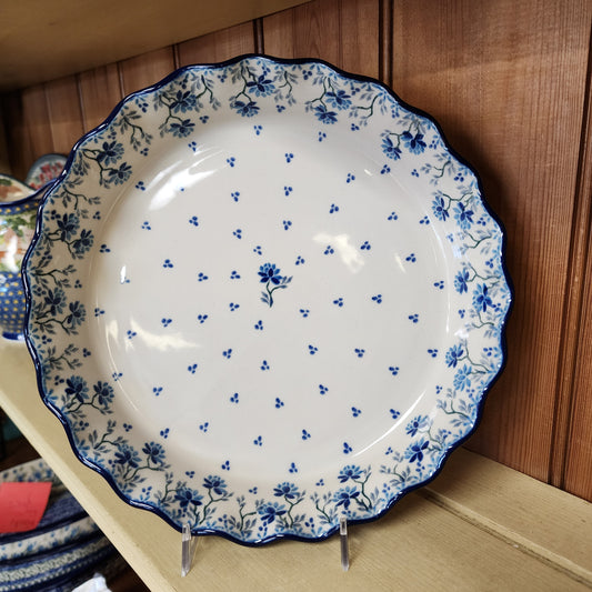 Pie Plate   Fluted   10"   2524X ~ Clover Fields