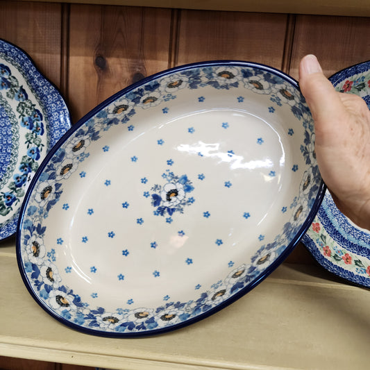 Baker Oval   10.5"    2222X ~ Snow Poppy