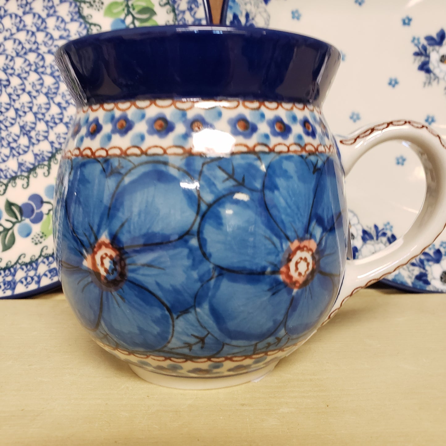 Mug ~ Bubble ~ 16 oz. 073-U408C Blue ~ U4 J. Chyla