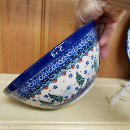 Bowl ~ Nesting ~ 7.75" W 057-U4661  Snowman  ~ T. Liana  4 cups