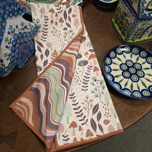 Towel /poly ~ Fall Funghi / mushroom