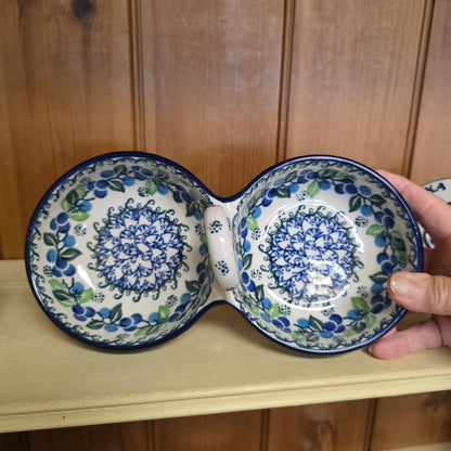 Bowls   Double Serving   9.75"L 942-1416X  Blue Berries pf0526