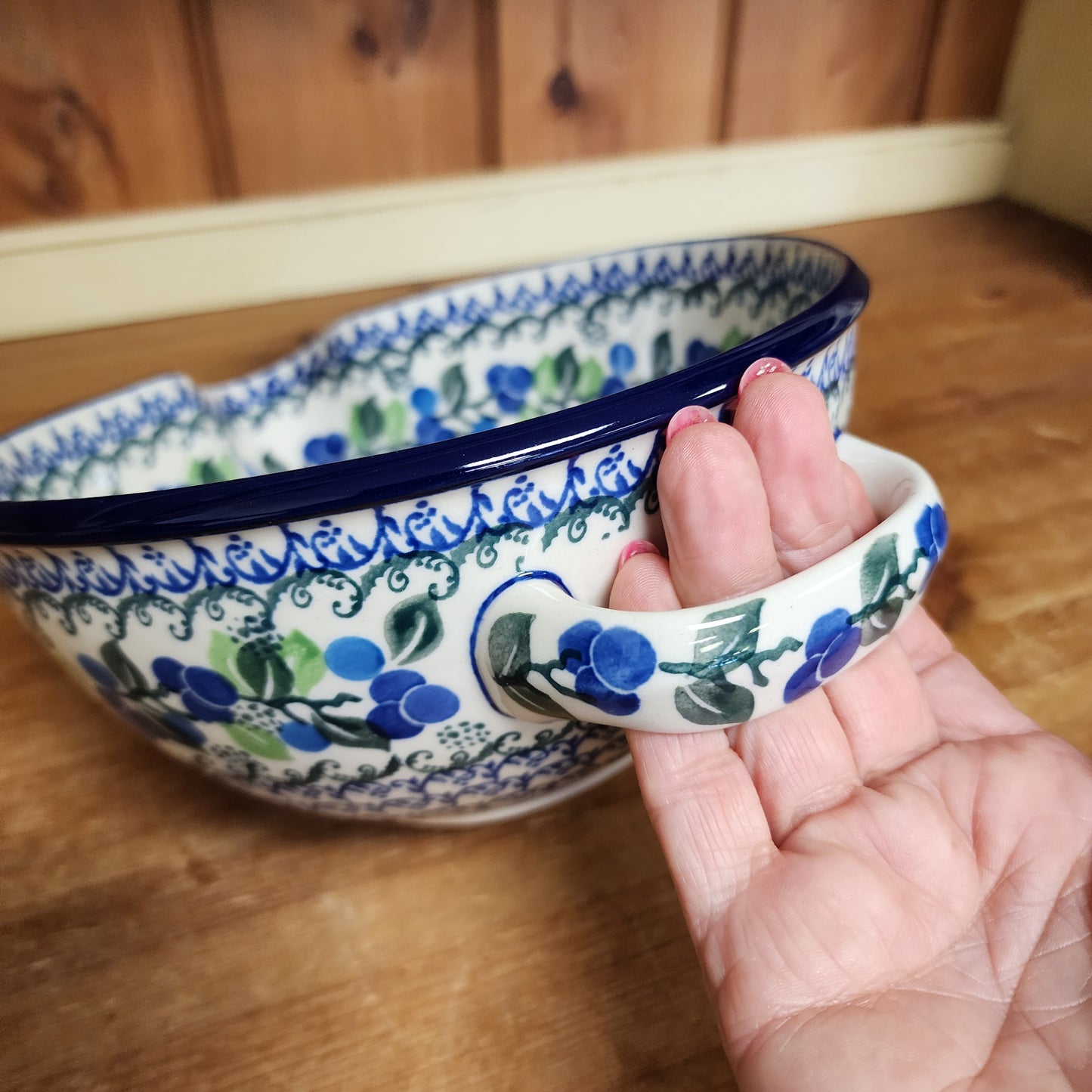 Batter Bowl ~ 36 oz 240-1416X Blue Berries