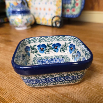 Bowl   Square Ramekin   3.75" 2273 Winter Viola