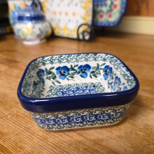 Bowl   Square Ramekin   3.75" 2273 Winter Viola