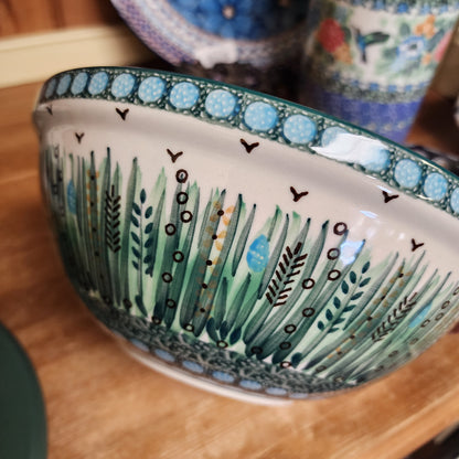 Bowl with FREE Lid ~ 9" Nesting bowl U0803