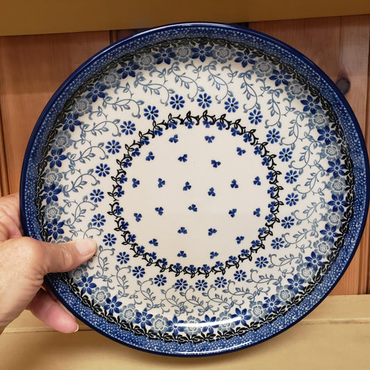 Plate ~ Rimmed ~ 9" 302-2158X Silver Lace