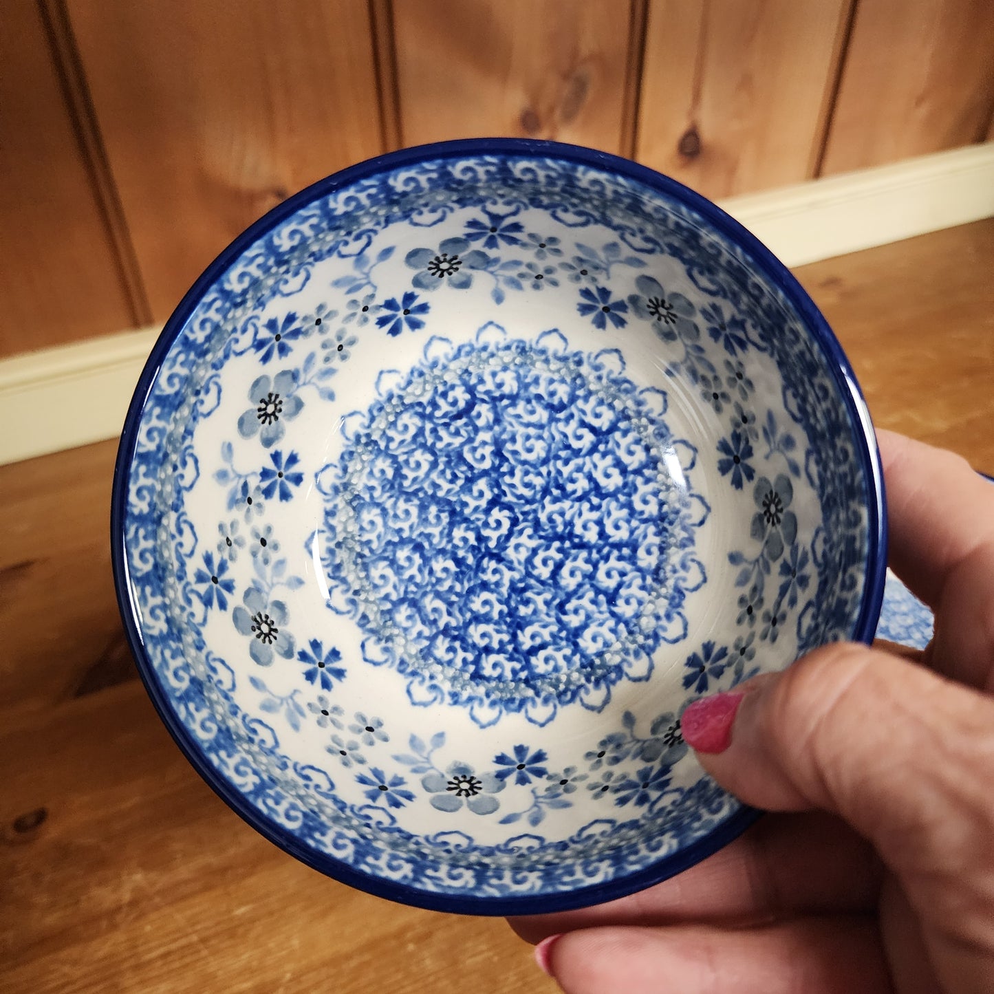 Bowl ~ Ice Cream ~ 4.5" 017-2333X Blue Horizon 1.4 cups