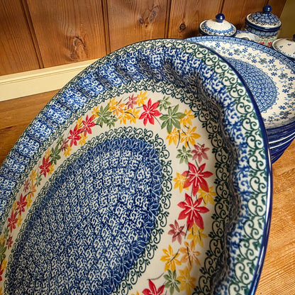 Platter   Oval   10' X 14.5"   2533X ~ Maple Harvest