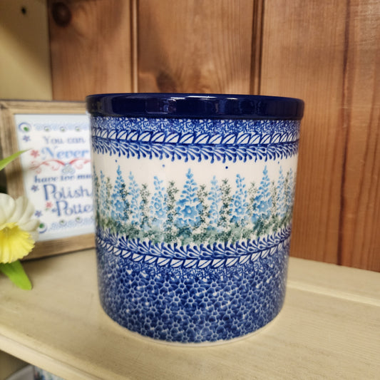 Utensil Holder   5.5"  003-3279X  Virginia Blue Bells pf0526