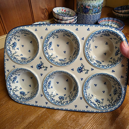 Muffin Pan   811-2524X  Clover Fields pf0526