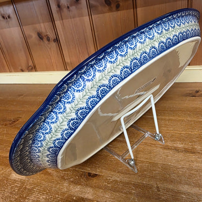 Platter   Oval   11.5" x 15.5"   1437X ~ Crimson Bells