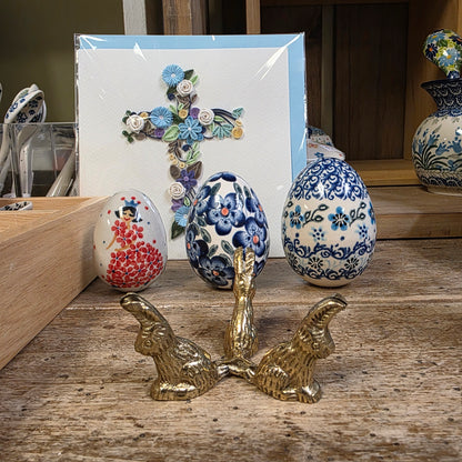 Stand for Egg / Brass Bunny