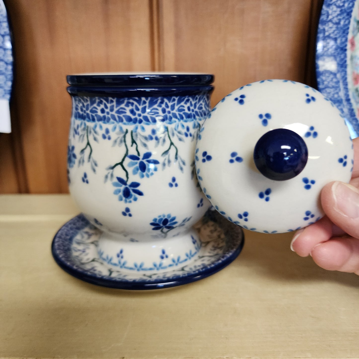 Mug w/Infuser and Saucer   12 oz.    2524X ~ Clover Fields