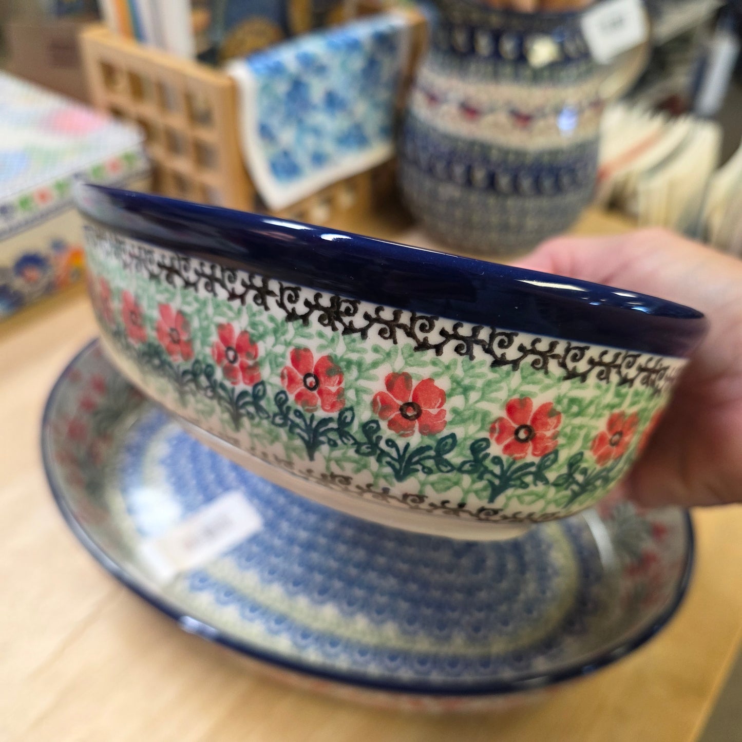 2 pc / 9.5" Oval Baker 1916 X Maraschino  & 12" Oval Baker 1437X Crimson Bells