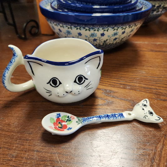 Set Cup & Spoon Cat