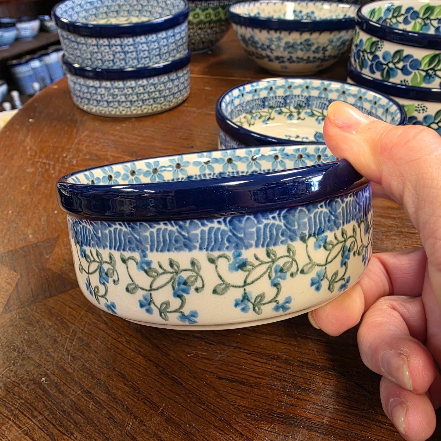 Bowl straight side  5"  365-1932X  Song Bird pf0526