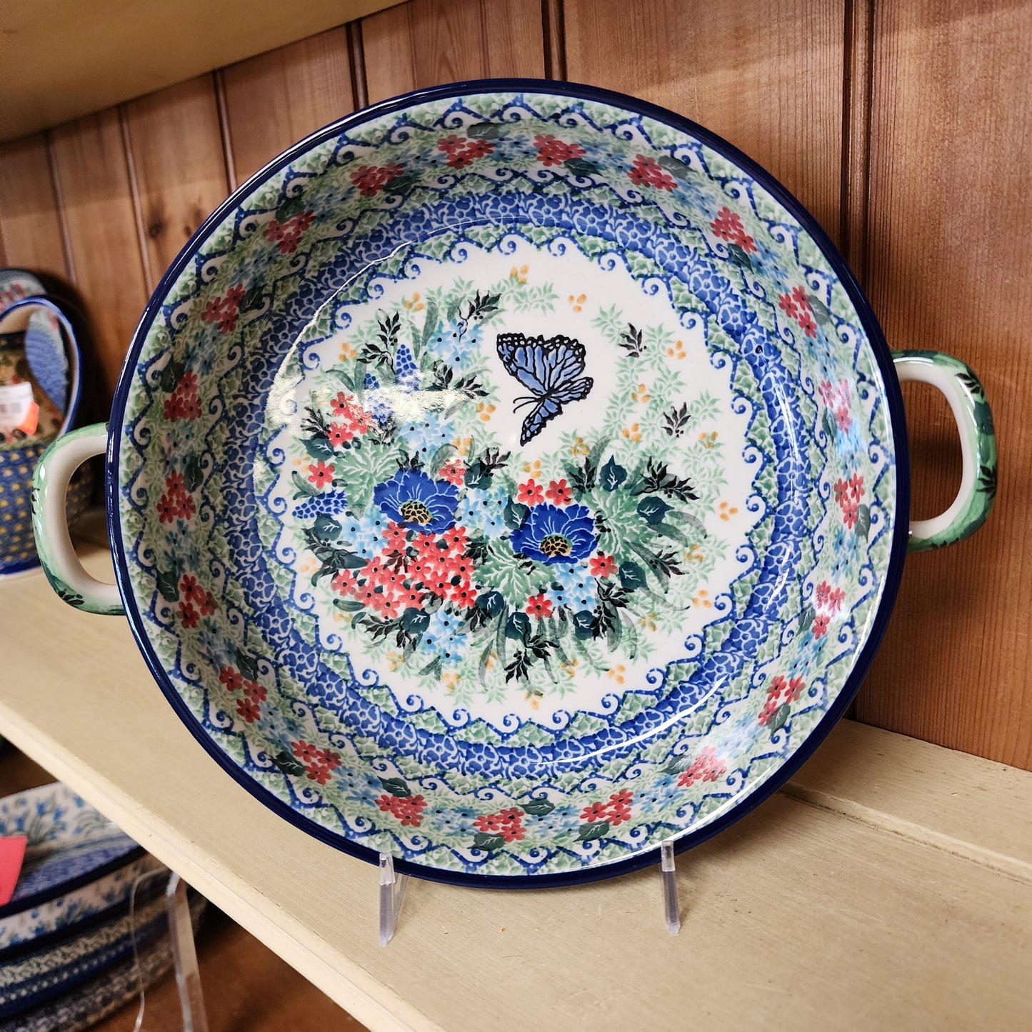 Round Baker w/handles - 9"     U4600 ~ U4