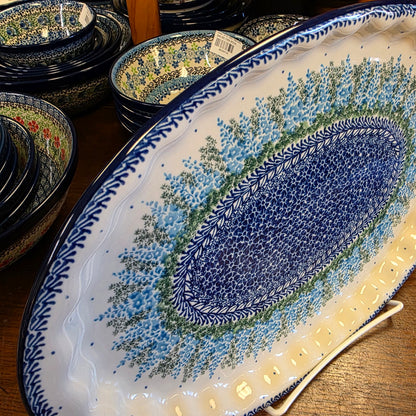 Platter   Oval   10' X 14.5"   3279X ~ Virginia Blue Bells