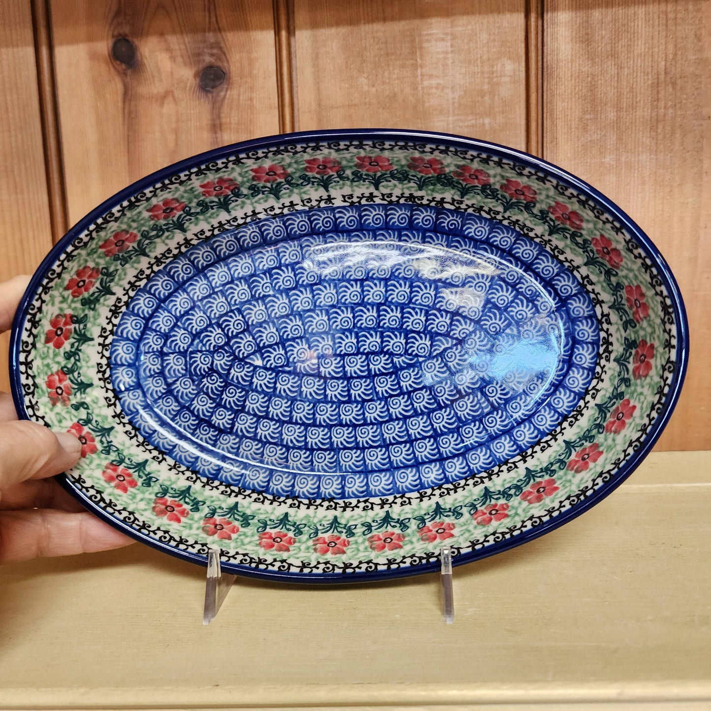 Baker Oval   9.5"    1916X ~ Maraschino