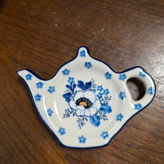 Tea Bag Holder   766-2222X  Snow Poppy